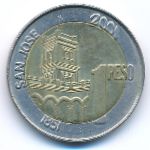 Argentina, 1 peso, 2001