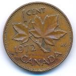 Canada, 1 cent, 1972