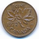 Canada, 1 cent, 1972
