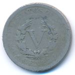 USA, 5 cents, 1904