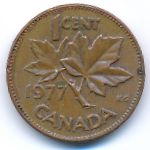 Canada, 1 cent, 1977