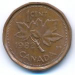 Canada, 1 cent, 1982