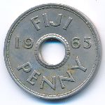 Fiji, 1 penny, 1965