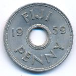 Fiji, 1 penny, 1959