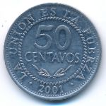 Боливия, 50 сентаво (2001 г.)