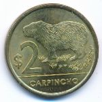 Uruguay, 2 pesos, 2012