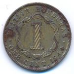 British Honduras, 1 cent, 1944
