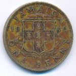 Jamaica, 1 penny, 1940