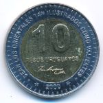 Uruguay, 10 pesos, 2000