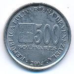 Venezuela, 500 bolivares, 2004