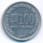 Venezuela, 100 bolivares, 2001
