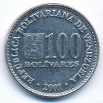 Venezuela, 100 bolivares, 2001