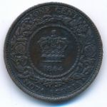 Новая Шотландия, 1 цент (1864 г.)
