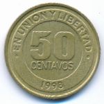 Argentina, 50 centavos, 1998