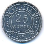 Белиз, 25 центов (2007 г.)