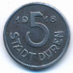 Дюрен., 5 пфеннигов (1918 г.)