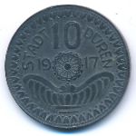 Дюрен., 10 пфеннигов (1917 г.)