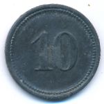 Диллинген-на-Дунае., 10 пфеннигов (1917 г.)