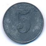 Диллинген-на-Дунае., 5 пфеннигов (1917 г.)