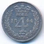 Великобритания, 4 пенса (1844 г.)