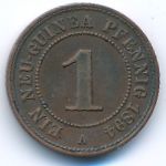 Новая Гвинея, 1 новый пфенниг (1894 г.)