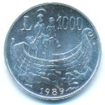 Сан-Марино, 1000 лир (1989 г.)