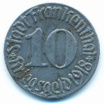 Франкенталь., 10 пфеннигов (1918 г.)