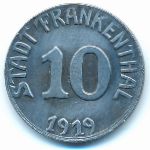 Франкенталь., 10 пфеннигов (1919 г.)