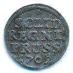 Пруссия, 1 солид (1708 г.)
