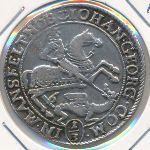 Мансфельд-Эйслебен, 1/3 талера (1671 г.)
