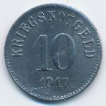 Фюрт., 10 пфеннигов (1917 г.)