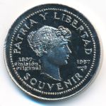 Cuba, 1 peso, 1987