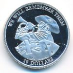 Nauru, 10 dollars, 2011