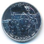 Canada, 25 центов, 2005