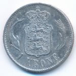 Дания, 1 крона (1875 г.)