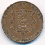 Джерси, 1/13 шиллинга (1858 г.)