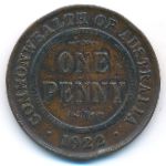 Австралия, 1 пенни (1922 г.)