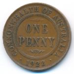 Австралия, 1 пенни (1922 г.)