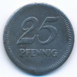Мангейм., 25 пфеннигов (1919 г.)