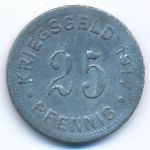 Мюнстер., 25 пфеннигов (1917 г.)
