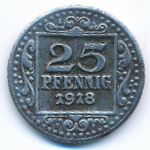 Мюнстер., 25 пфеннигов (1918 г.)