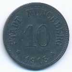 , 10 пфеннигов, 1918