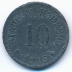 , 10 пфеннигов, 1918