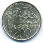 Сан-Марино, 200 лир (1992 г.)