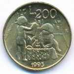 Сан-Марино, 200 лир (1995 г.)