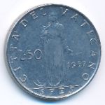Ватикан, 50 лир (1957 г.)