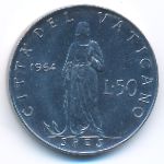 Ватикан, 50 лир (1964 г.)