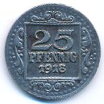 Мюнстер., 25 пфеннигов (1918 г.)