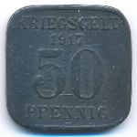 Mulheim, 50 пфеннигов, 1917