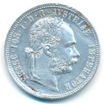 Австрия, 1 флорин (1878 г.)